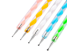 Load image into Gallery viewer, Nail Dotting Pen 2 Way Manicure Painting Tool Kit 5Pcs