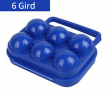 Load image into Gallery viewer, 6 Grid Egg Box Carrier Folding Carton Holder Outdoor BBQ Picnic Shockproof