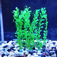 Load image into Gallery viewer, Ornament Aquarium Plants Decoration Plastic Water Grass Fake Plant 4 Plants