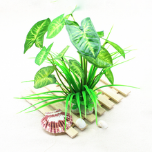 Load image into Gallery viewer, Ornament Aquarium Plants Decoration Plastic Water Grass Fake Plant