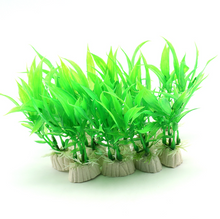 Load image into Gallery viewer, Ornament Aquarium Plants Decoration Plastic Water Grass Fake Plant 10Pcs