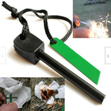 Load image into Gallery viewer, Flint Stone Rod Fire Starter Lighter Magnesium Emergency Survival Tool