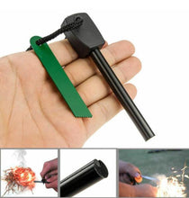 Load image into Gallery viewer, Flint Stone Rod Fire Starter Lighter Magnesium Emergency Survival Tool