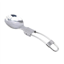 Load image into Gallery viewer, Foldable Fork Spoon for Hiking Camping