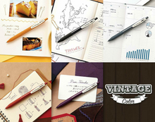 Load image into Gallery viewer, Gel Pen 0.5mm 5PCS Black Grey Camel Red Purple 5 Color