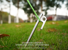Load image into Gallery viewer, Ground Nail Beach Ground Nail Peg Durable Practical 20cm 4PCS