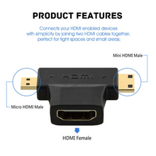 Load image into Gallery viewer, HDMI Adapter 3 in 1