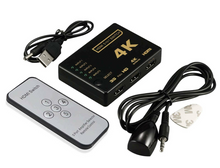 Load image into Gallery viewer, HDMI Switch 5 Port HDMI Switcher Splitter Box