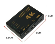 Load image into Gallery viewer, HDMI Switch 5 Port HDMI Switcher Splitter Box