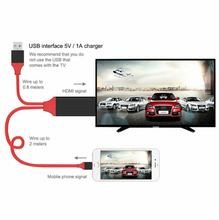 Load image into Gallery viewer, 8 Pin to HDMI Cable HD TV Adapter Cable For iPhone