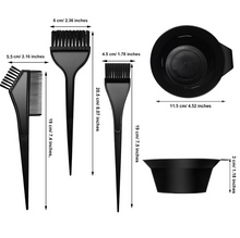 Load image into Gallery viewer, 5Pcs Hair Colouring Brush And Bowl Set Bleaching Dye Kit Salon Beauty Comb Tint