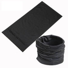 Load image into Gallery viewer, Face Mask Snood Scarf Unisex Black
