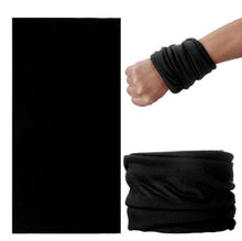 Load image into Gallery viewer, Face Mask Snood Scarf Unisex Black