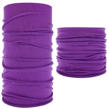 Load image into Gallery viewer, Face Mask Snood Scarf Unisex Purple