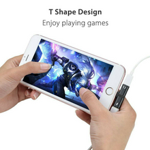 Load image into Gallery viewer, Dual 2in1 Adapter For iPhone X 7 8 Headphone Audio Charger Splitter Charging