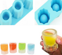 Load image into Gallery viewer, Ice Cube Shot Glass Freeze Mold Mould Maker Silicone Tray
