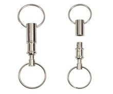 Load image into Gallery viewer, Detachable Pull Apart Quick Release Keychain Key Rings
