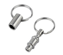 Load image into Gallery viewer, Detachable Pull Apart Quick Release Keychain Key Rings
