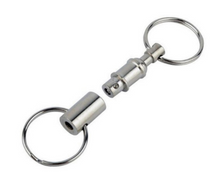 Load image into Gallery viewer, Detachable Pull Apart Quick Release Keychain Key Rings