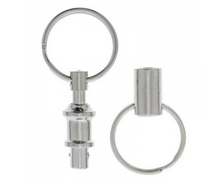 Load image into Gallery viewer, Detachable Pull Apart Quick Release Keychain Key Rings