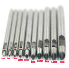 Load image into Gallery viewer, Leather Hollow Hole Punch 0.5-5mm 10PCS