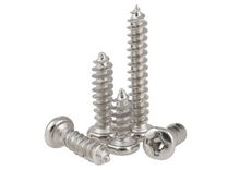 Load image into Gallery viewer, 250pcs 4-20 Size M2 Cross Round Head Self Tapping PA Screws Assortment Kit Silver