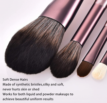 Load image into Gallery viewer, 5Pcs Makeup Brush Set Premium Synthetic Makeup Brushes