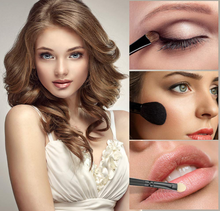 Load image into Gallery viewer, 24 Pieces Make Up Brush Set with Travel Pouch