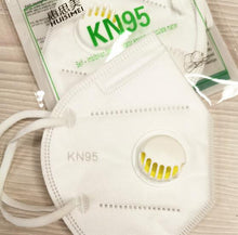 Load image into Gallery viewer, KN95 Respirator Valved Face Mask