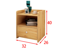 Load image into Gallery viewer, Bedside Table Cabinet Bedroom Furniture Storage Nightstand