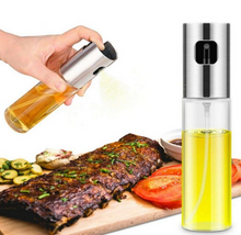 Load image into Gallery viewer, Stainless Olive Oil Sprayer Cooking Spray Pump Bottle