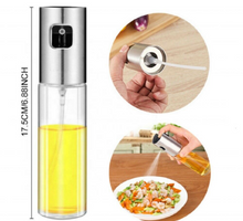 Load image into Gallery viewer, Stainless Olive Oil Sprayer Cooking Spray Pump Bottle