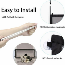 Load image into Gallery viewer, Pet Dog Easy Mesh Gate Safe Guard Install Anywhere