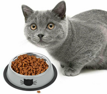 Load image into Gallery viewer, Anti Slip Stainless Steel Dog Cat Feeding Feeder Food Water Bowl