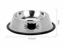 Load image into Gallery viewer, Anti Slip Stainless Steel Dog Cat Feeding Feeder Food Water Bowl