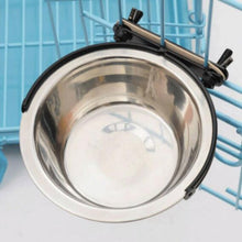 Load image into Gallery viewer, Hanging Bowl For Crate Cages Coop Dog Stainless Steel L