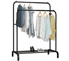 Load image into Gallery viewer, Double Rod Garment Rack