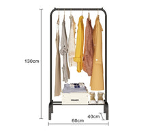 Load image into Gallery viewer, Clothes Garment Rack Hanger Organizer Black