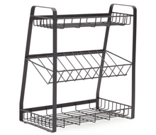 Load image into Gallery viewer, 3 Tier Spice Herb Rack Jar Holder Organiser Kitchen Storage