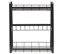 Load image into Gallery viewer, 3 Tier Spice Herb Rack Jar Holder Organiser Kitchen Storage