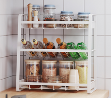 Load image into Gallery viewer, Countertop 3 Tier Spice Rack Organizer Kitchen Storage Holder Shelf