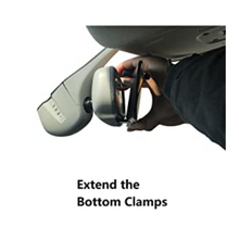 Load image into Gallery viewer, Anti Glare Rearview Mirror Clip-on Mirror 13" 330mm