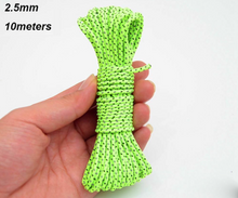 Load image into Gallery viewer, Reflective Nylon Line Cord Tent Rope Umbrella Paracord Rescue Ropes 10m