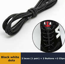 Load image into Gallery viewer, 1Pair Locking Shoe Laces Unisex Elastic Round Sneaker Shoelaces
