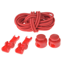 Load image into Gallery viewer, 1Pair Locking Shoe Laces Unisex Red