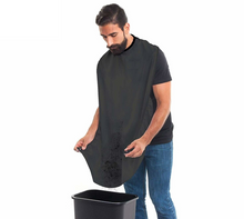 Load image into Gallery viewer, Men Facial Hair Beard Trimmings Catcher Whiskers Bib Shaving Apron Cape Cloth