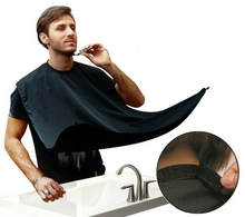 Load image into Gallery viewer, Men Facial Hair Beard Trimmings Catcher Whiskers Bib Shaving Apron Cape Cloth
