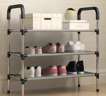 Load image into Gallery viewer, Portable Storage Shoe Rack Shoe Holder 3 Tiers