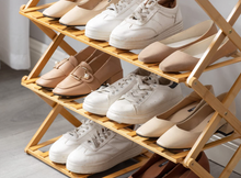 Load image into Gallery viewer, Foldable Multi Layer Shoe Rack Plant Stand