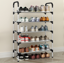 Load image into Gallery viewer, Portable Storage Shoe Rack Shoe Holder 5 Tiers